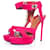 Givenchy, sandales à plateforme en daim rose Suede  ref.1003896