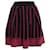 Maje, Falda de lana negra con bordado. Negro Algodón  ref.1003909