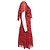 Rebecca Minkoff, Kleid mit Blumenmuster in Rot - Ansicht 3