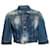 Dsquared2, chaqueta vaquera de manga corta Azul Algodón  ref.1003925