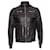 DOLCE & GABBANA, Brown leather jacket with detachable sleeves.  ref.1003958