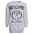 Moschino, Pull gris avec épingles de sûreté. Coton  ref.1003965