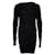 Autre Marque Rebel Cashmere, Hooded sweater dress with skull Black Silk Viscose  ref.1003984