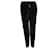 Balmain, Velvet track pants. Black Cotton  ref.1003987