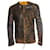 Autre Marque Un solo mondo, distressed leather jacket Brown Yellow  ref.1003992