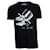 Yohji Yamamoto, T-shirt nera con stampa Nero Cotone  ref.1003997