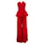 Roland Mouret, Red strapless peplum jumpsuit  ref.1004004