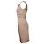 Christian Dior, Vestido beige arrugado sin mangas Castaño - vista 4