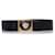 Gianni Versace, black leather belt with medusa buckle  ref.1004042