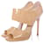 Jimmy Choo, liver colored patent leather sandals in size 39.5.  ref.1004065