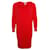 WOLFORD, red woolen dress.  ref.1004073
