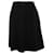 DOLCE & GABBANA, black pleated skirt in size IT46/M.  ref.1004075