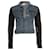 RAG & BONE, giacca di jeans con maniche in pelle Nero Blu Cotone  ref.1004084