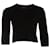 THEORY, Black Cropped Top Viscose  ref.1004093