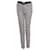 American Vintage VINTAGE AMÉRICAIN, pantalon décontracté avec taches/imprimé pointillé en taille XS . Viscose Noir Blanc  ref.1004094