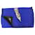 Autre Marque Casa Du Posh, Bolso de mano azul eléctrico de piel de serpiente Cuero  ref.1004102