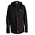 STONE ISLAND, black wind/rainjacket with hoody and adjustable waistlace in size XL. Polyester  ref.1004121