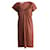 Stella Mc Cartney Stella Mccartney, Brown dress. Polyester  ref.1004124