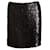 Chanel, falda de lentejuelas negra en tamaño 40. Negro Seda Algodón Poliéster  ref.1004126