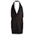 Stella Mc Cartney Stella McCartney, robe gilet noire Coton Laine  ref.1004137
