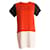 Céline, robe en soie orange/black/blanc en taille S.  ref.1004143