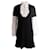 Temperley London, black Victorian dress. Silk  ref.1004155
