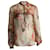 BLUMARINE, romantic gypsy top. Brown Multiple colors Silk  ref.1004157