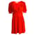 Chloé Chloe, vermelho/vestido romântico laranja em tamanho FR40/S. Seda  ref.1004158