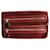 Stella Mc Cartney Stella McCartney, Pochette en velours bordeaux avec portefeuille assorti. Rouge  ref.1004161
