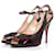 Giuseppe Zanotti, patent leather peep-toe sandals Brown  ref.1004169