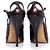 Giuseppe Zanotti, sandali spuntati in vernice Marrone - vista 3