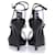 YVES SAINT LAURENT, Sandales à brides en cuir noir  - vue 3