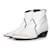 Autre Marque Elena Iachi, White leather ankle boots  ref.1004212