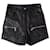 Philipp Plein, shorts de couro com detalhes em tachas Preto  ref.1004227