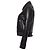 Philipp Plein, gesteppte Lederjacke Schwarz - Ansicht 4