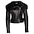 Philipp Plein, Croc Embossed Leather Jacket Black  ref.1004234