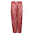 Marni, Red and silver pantalon Silvery  ref.1004235
