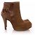 Pedro Garcia, braune Wildleder-Plateaustiefel. - Ansicht 4