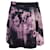 Theory TEORÍA, falda morada con estampado de flores descoloridas. Púrpura Algodón  ref.1004253