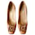 Lk Bennett Zapatos de salón LK Benett de piel Beige Cuero  ref.1004277