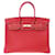 Hermès HERMES BIRKIN 35 Rot Leder  ref.1004318