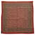 Louis Vuitton Silk scarves Brown Orange  ref.1004323