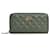 Chanel 2.55 long wallet khaki grey Cuir Kaki  ref.1004343