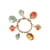 Autre Marque Collezione Privée Bracciale rigido con Charms Multicolore  ref.1004376