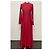 Autre Marque Abito Robe GmbH Rosso con Maniche Raglan - vista 5