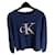 Calvin Klein Malhas Azul Algodão  ref.1004443