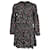 Anine Bing bedrucktes Martha-Kleid aus schwarzer Seide  ref.1004453