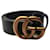 Marmont Gucci Cinturones Negro Cuero  ref.1005392