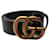 Marmont Gucci Cintos Preto Couro  ref.1005392