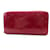 Louis Vuitton RED PATENT ZIPPY - CA2182 Rot Lackleder  ref.1006224
